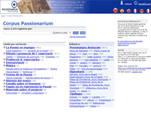 Tablet Screenshot of corpus.passionarium.org