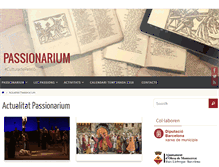 Tablet Screenshot of passionarium.org